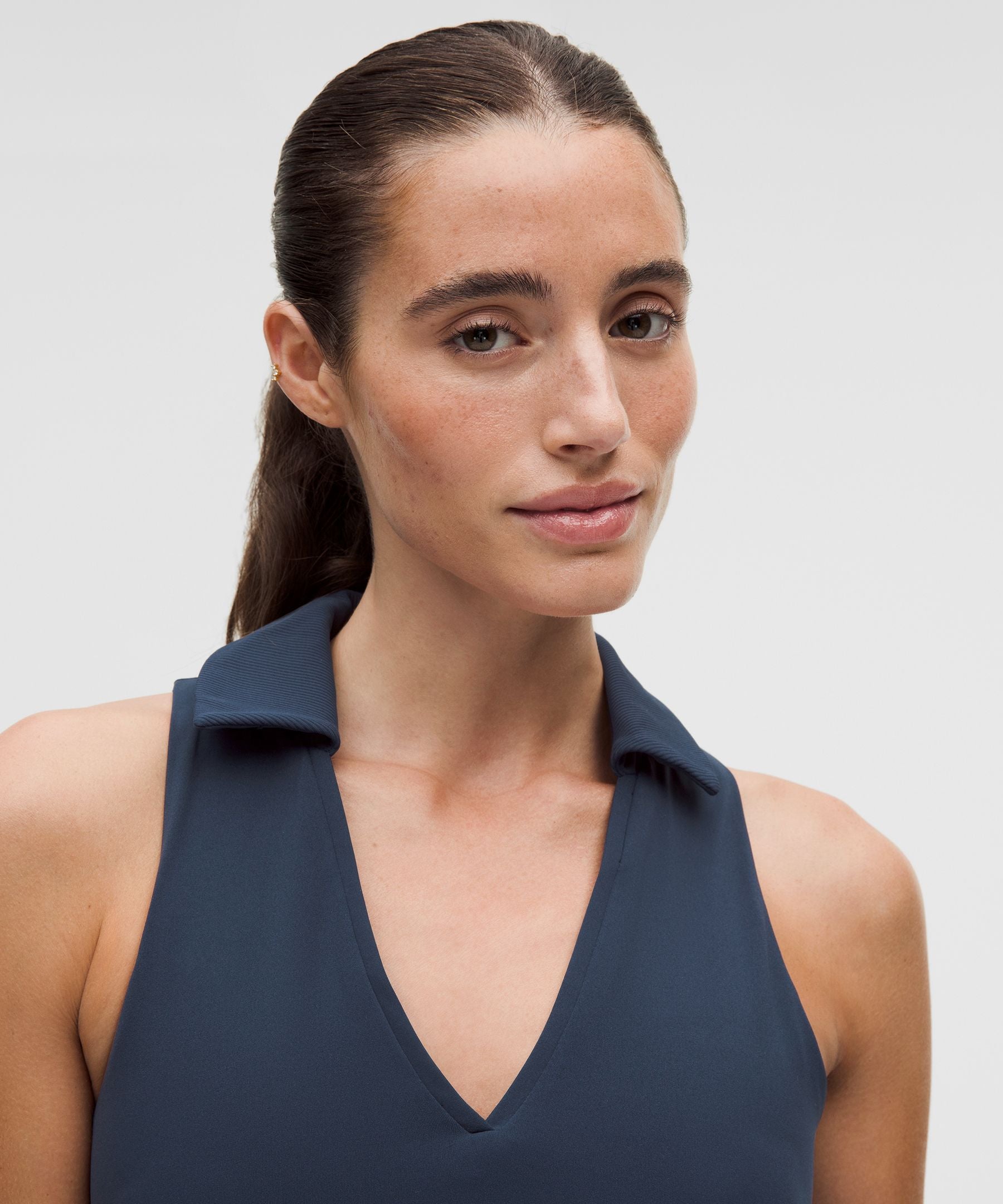 Lululemon Collared Longline Ribbed Tennis Bra *Medium Support, B/C Cup