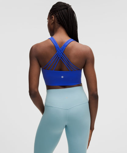 Lululemon FlexyFlex Strappy Longline Yoga Bra *Light Support, D–DDD Cups