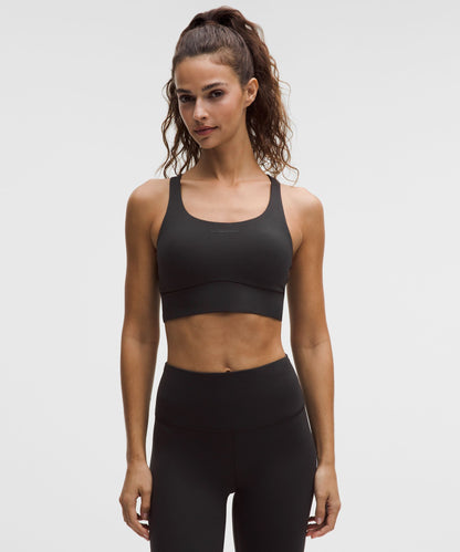Lululemon lululemon Energy Longline Bra Medium Support B-D Cups Evolve *Wordmark