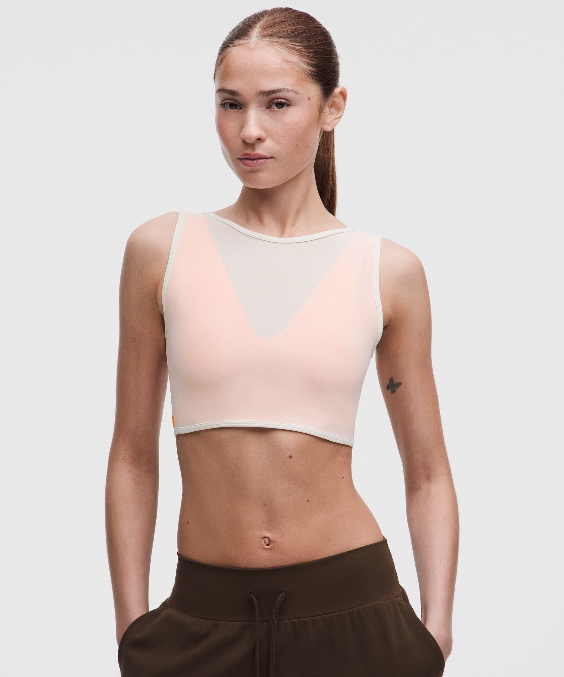 Lululemon Bend This Mesh Bandeau and V-Neck Bra *Light Support, A–C Cups