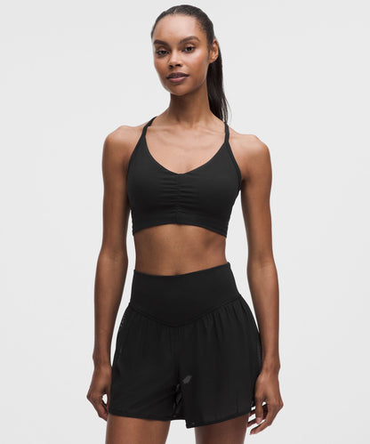 Lululemon Flow Y Ruched Bra *Light Support, B/C Cup