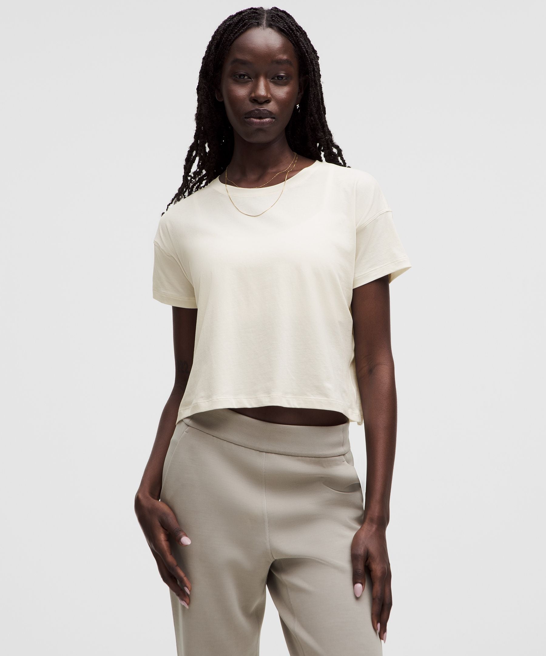 Lululemon Cates T-Shirt Light Ivory