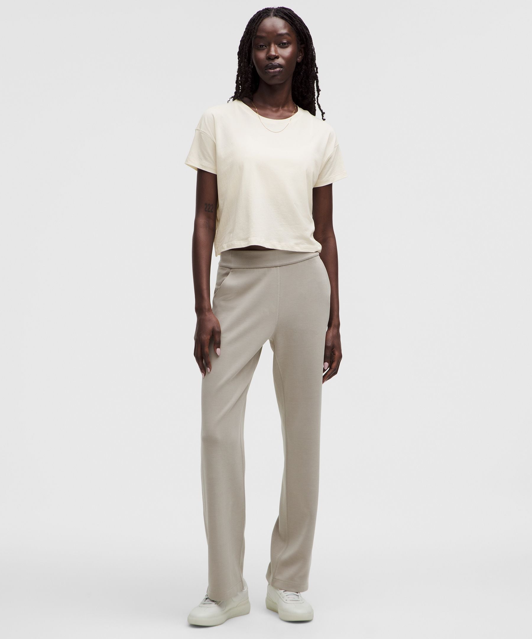 Lululemon Cates T-Shirt Light Ivory