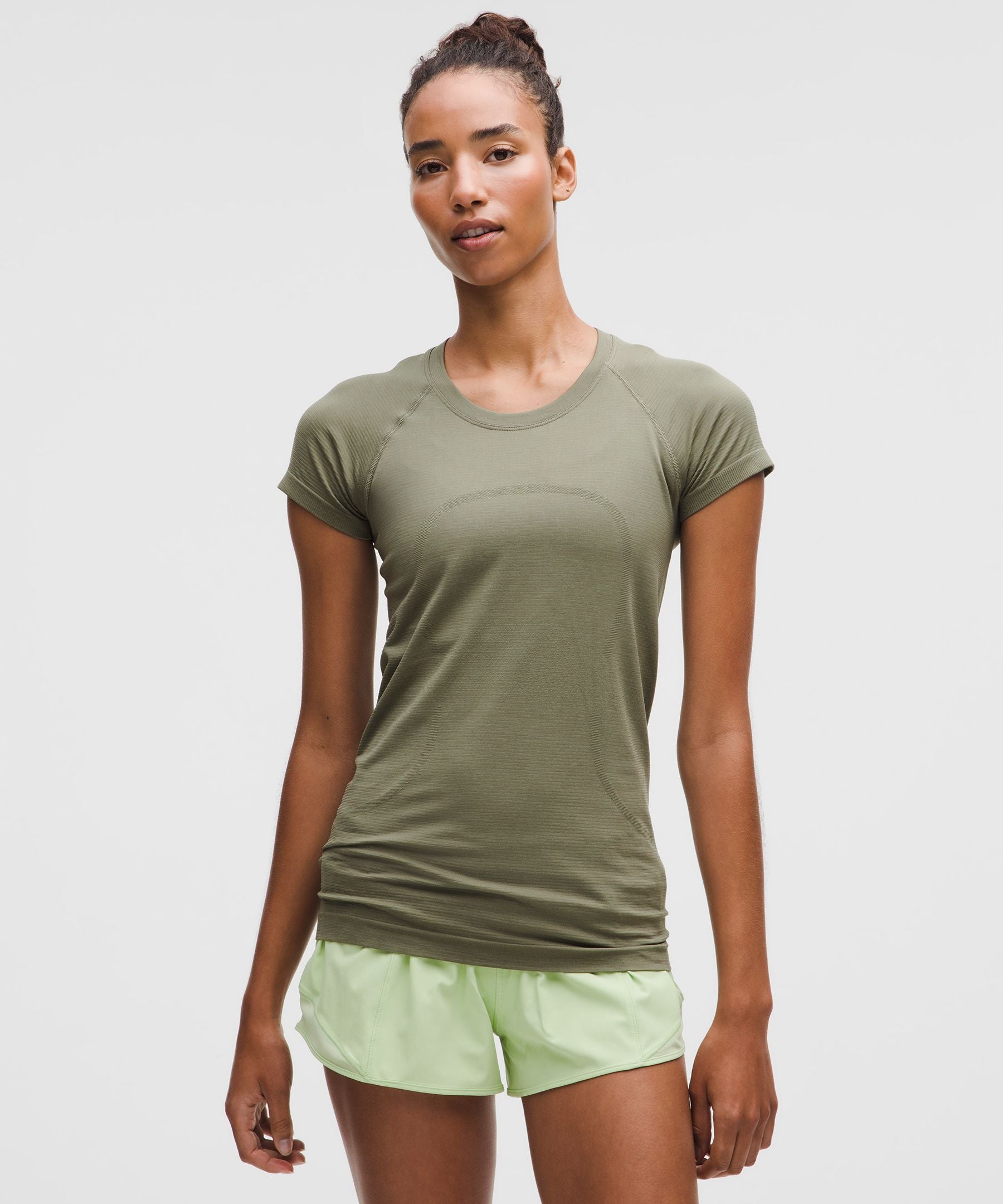 Lululemon Swiftly Tech Short-Sleeve Shirt 2.0 *Hip Length Bay Leaf/Bay Leaf