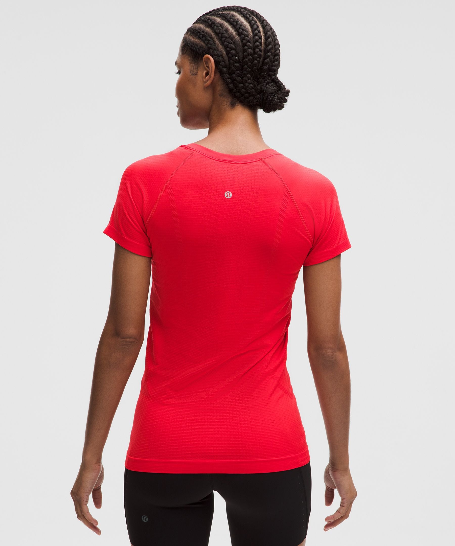 Lululemon Swiftly Tech Short-Sleeve Shirt 2.0 *Hip Length Lulu Red/Lulu Red