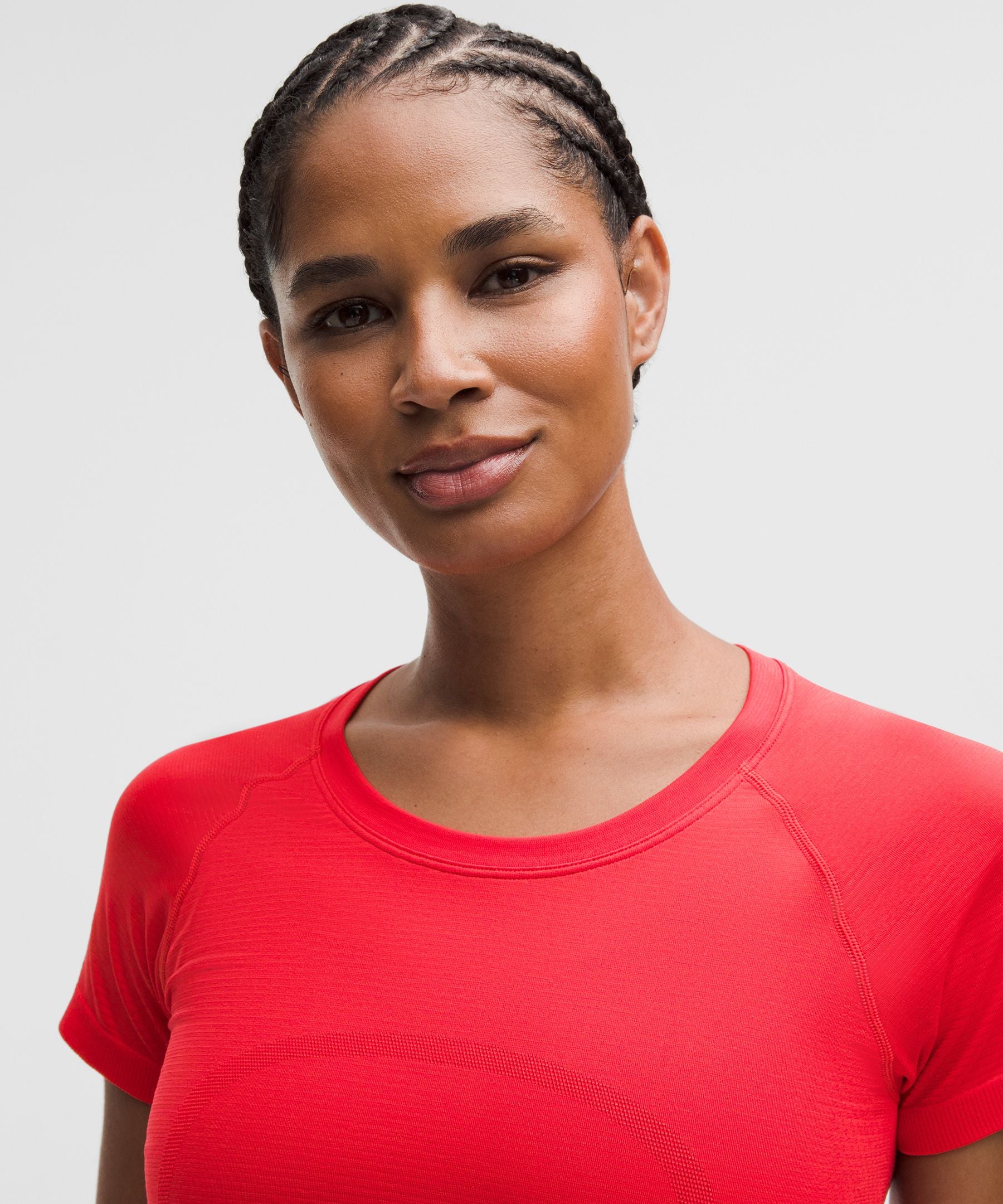 Lululemon Swiftly Tech Short-Sleeve Shirt 2.0 *Hip Length Lulu Red/Lulu Red
