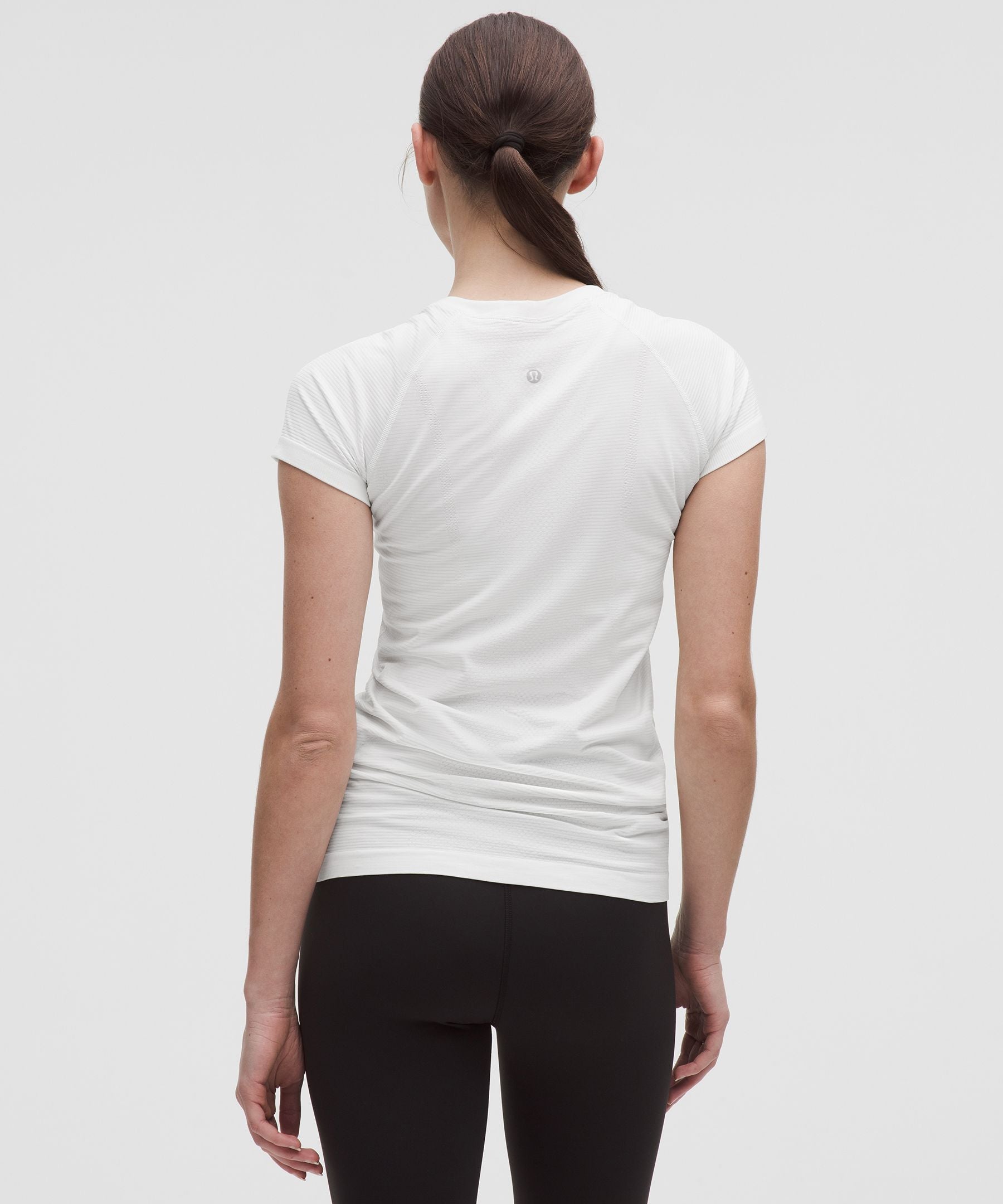 Lululemon Swiftly Tech Short-Sleeve Shirt 2.0 *Hip Length White/White