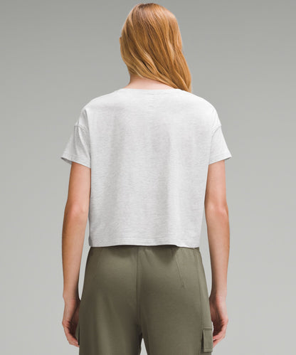 Lululemon Cates T-Shirt Heathered Core Ultra Light Grey