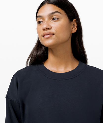 Lululemon Women's Perfectly Oversized Cropped Crew *French Terry
