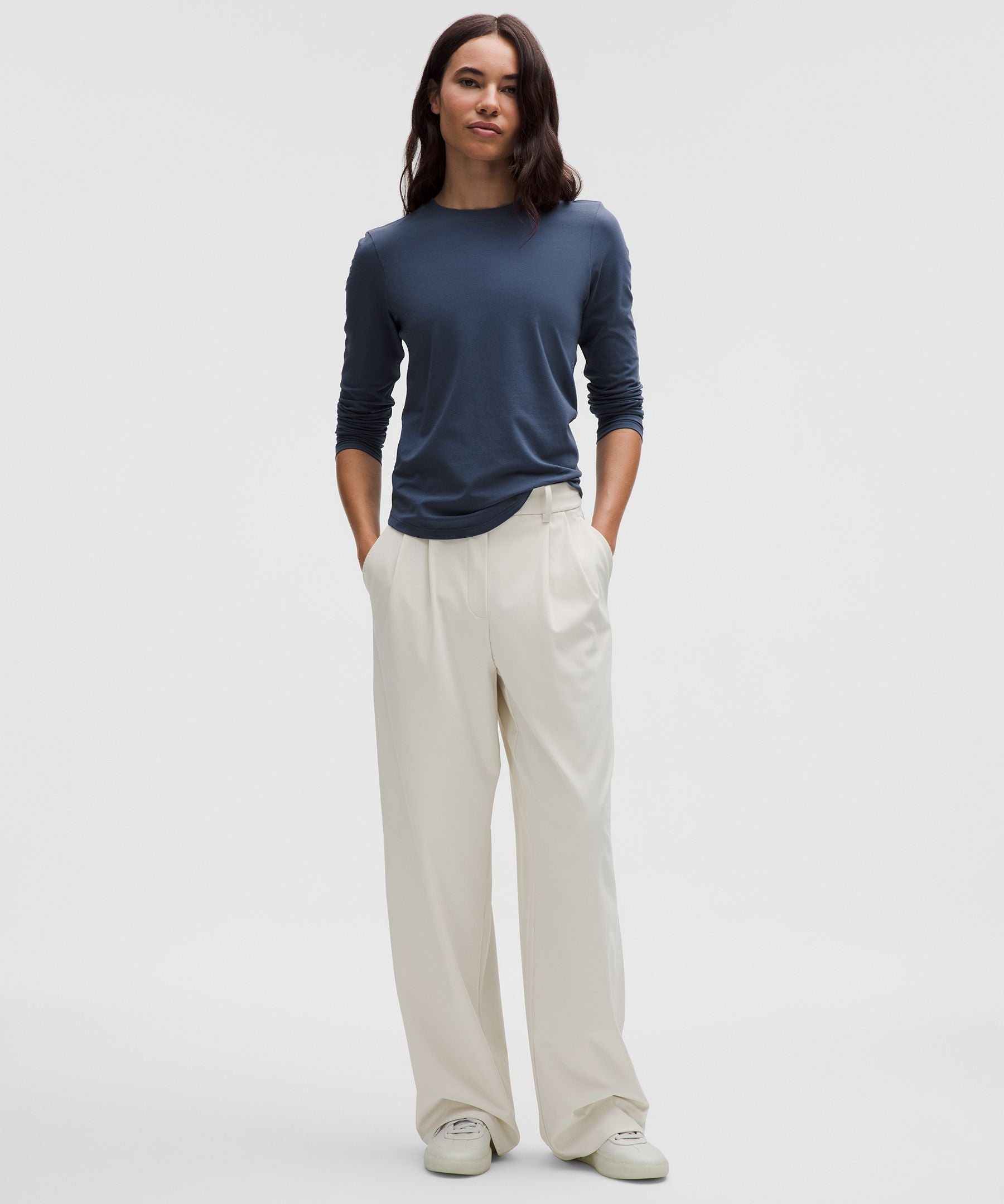 Lululemon Love Long-Sleeve Shirt Blue Twill