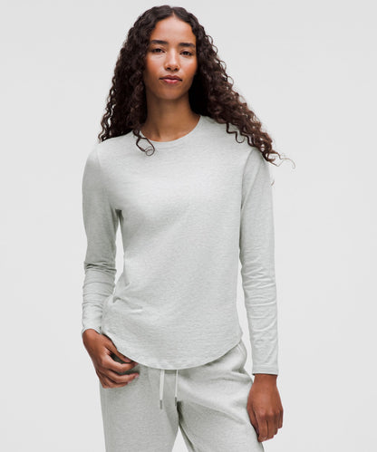 Lululemon Love Long-Sleeve Shirt Heathered Core Ultra Light Grey
