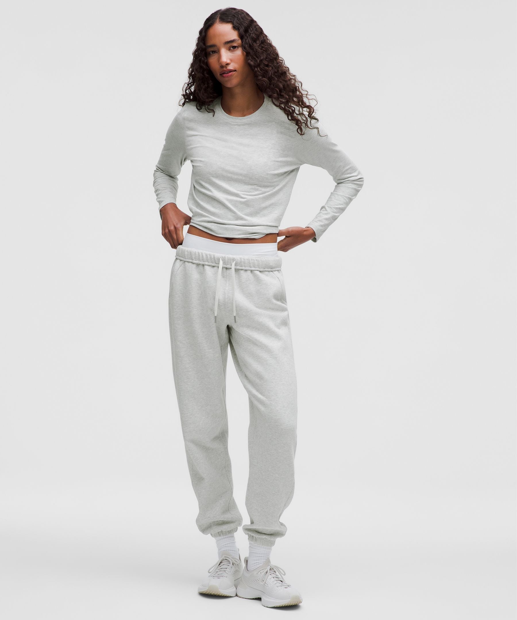 Lululemon Love Long-Sleeve Shirt Heathered Core Ultra Light Grey