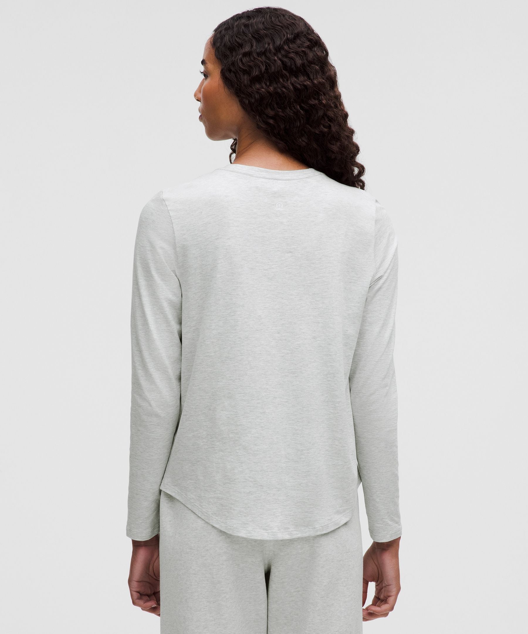 Lululemon Love Long-Sleeve Shirt Heathered Core Ultra Light Grey