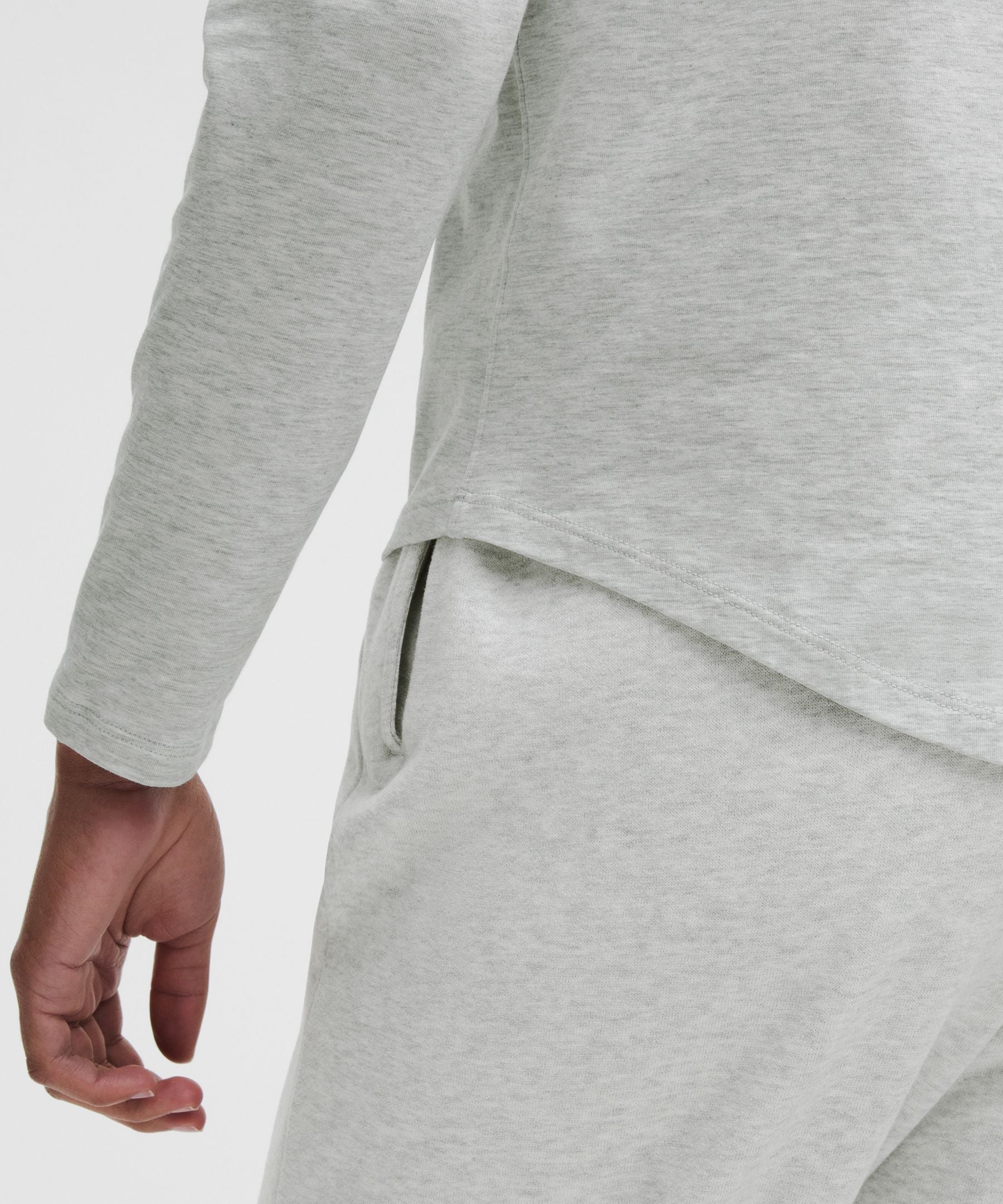 Lululemon Love Long-Sleeve Shirt Heathered Core Ultra Light Grey
