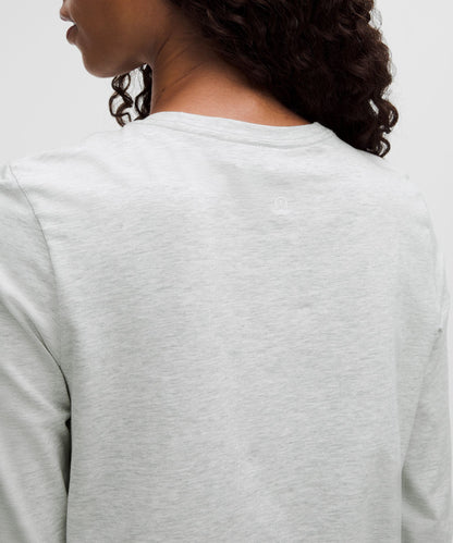 Lululemon Love Long-Sleeve Shirt Heathered Core Ultra Light Grey