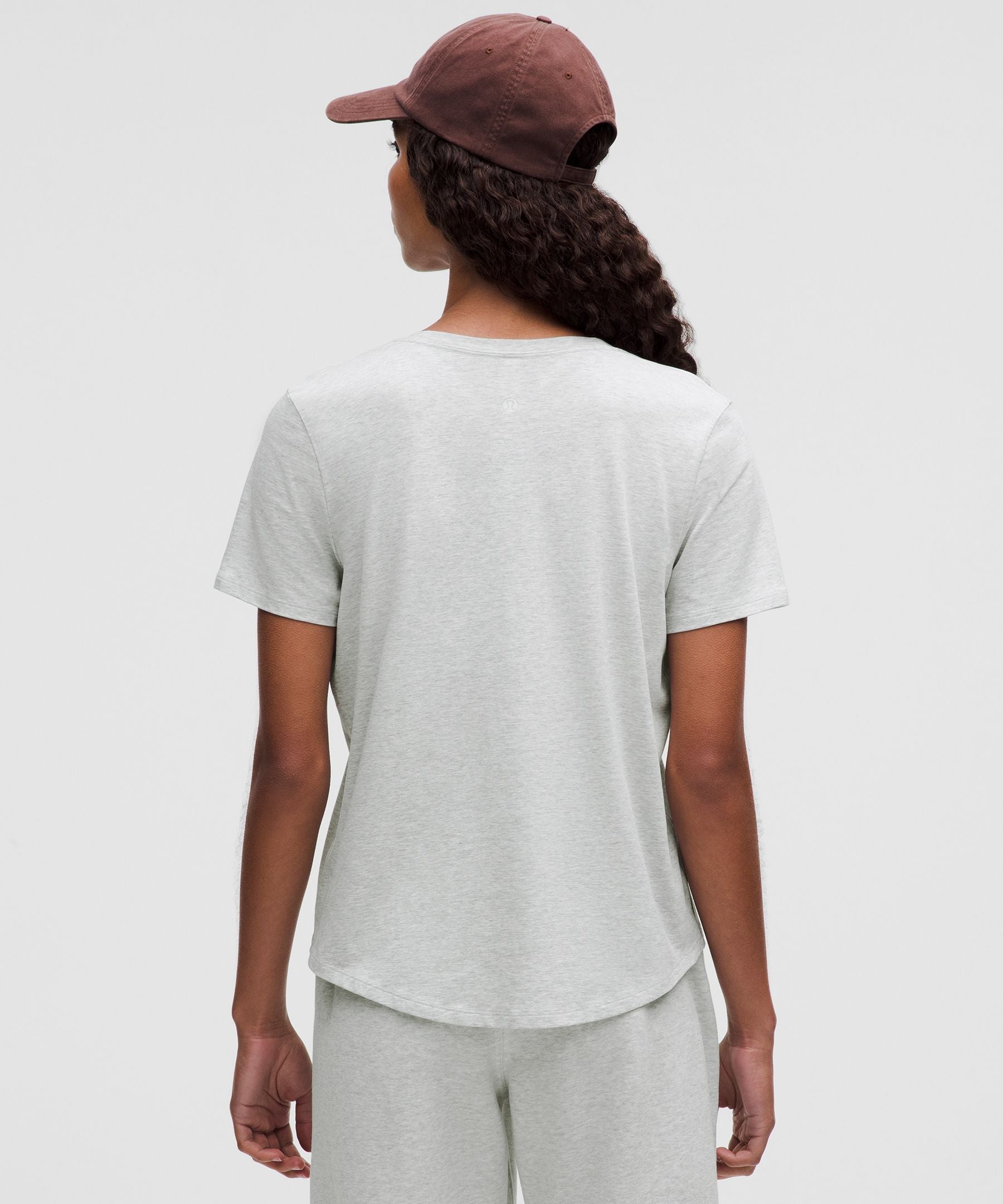 Lululemon Love V-Neck T-Shirt Heathered Core Ultra Light Grey
