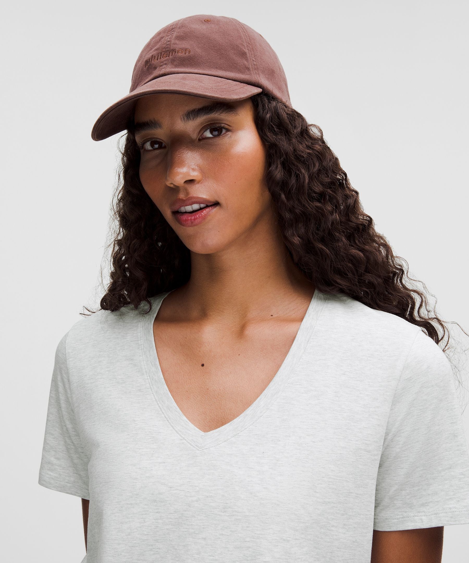 Lululemon Love V-Neck T-Shirt Heathered Core Ultra Light Grey