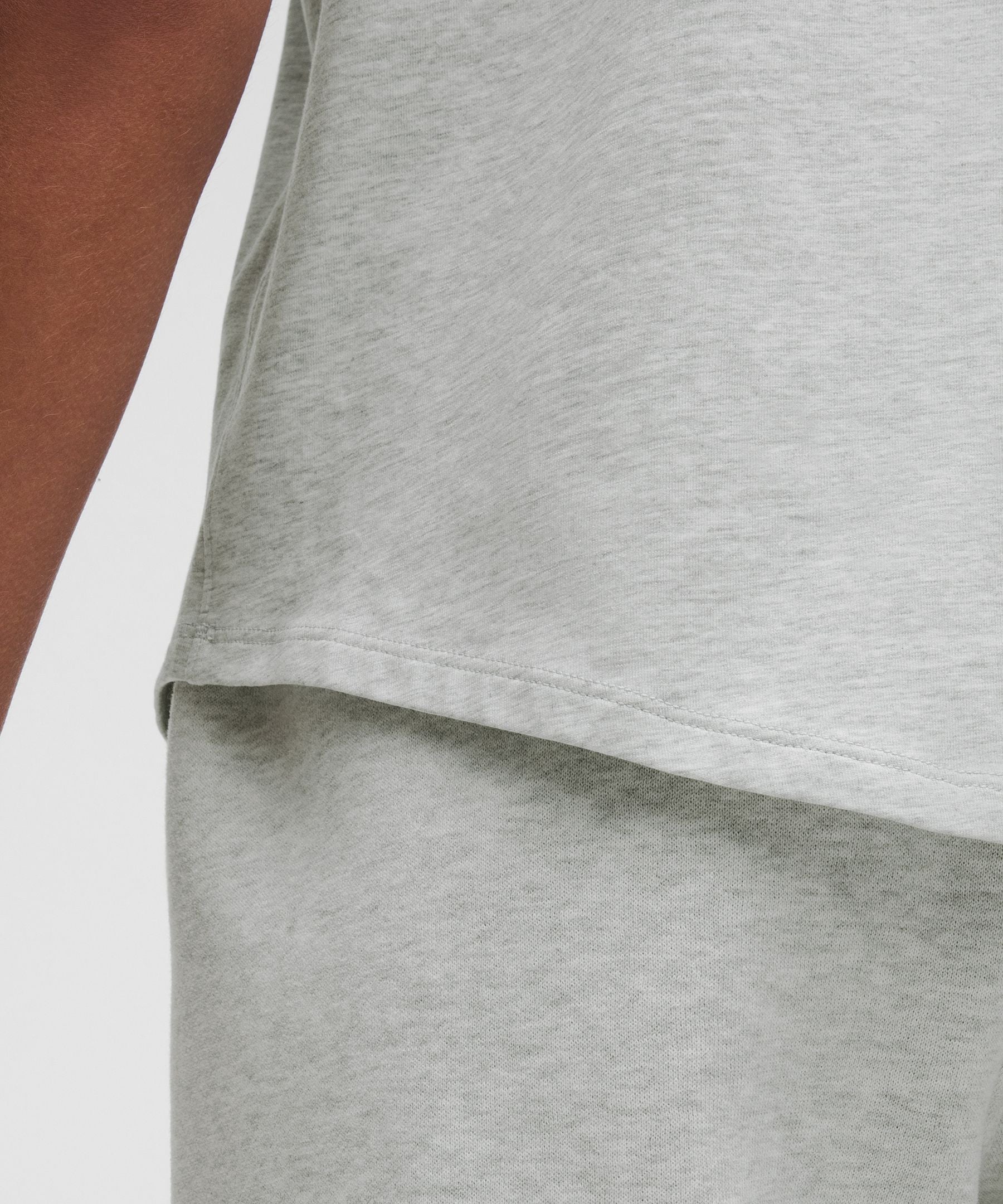 Lululemon Love V-Neck T-Shirt Heathered Core Ultra Light Grey