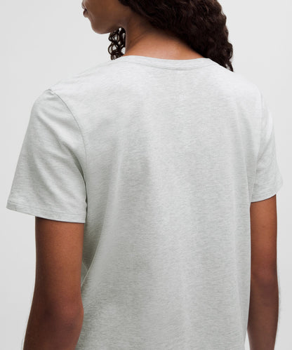 Lululemon Love V-Neck T-Shirt Heathered Core Ultra Light Grey