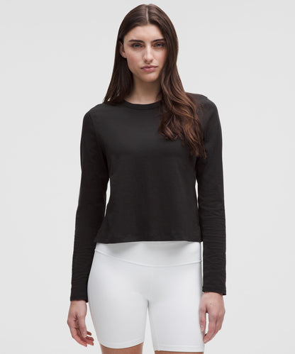 Lululemon Women's Classic-Fit Cotton-Blend Long-Sleeve Shirt