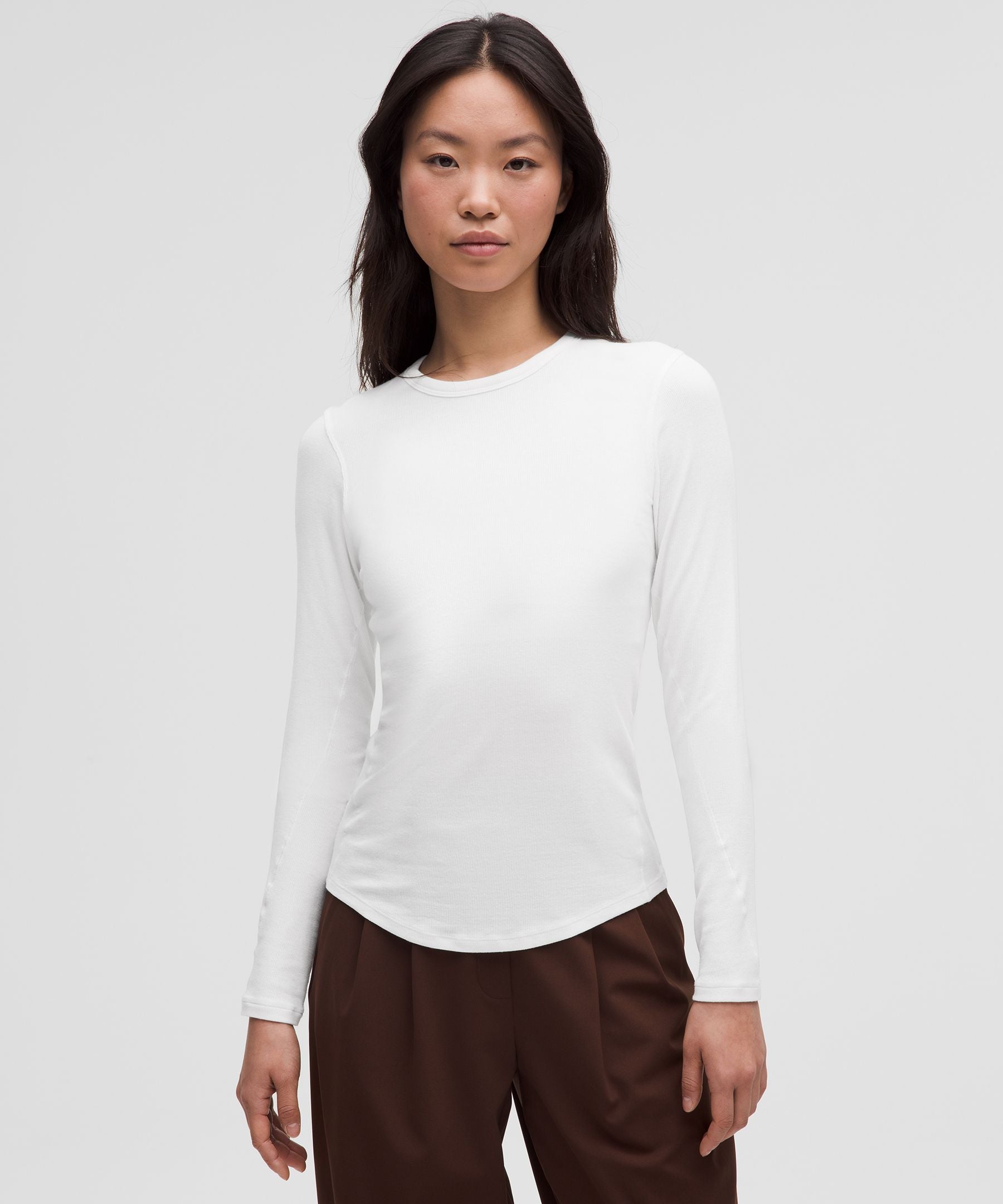 Lululemon Hold Tight Long-Sleeve Shirt White
