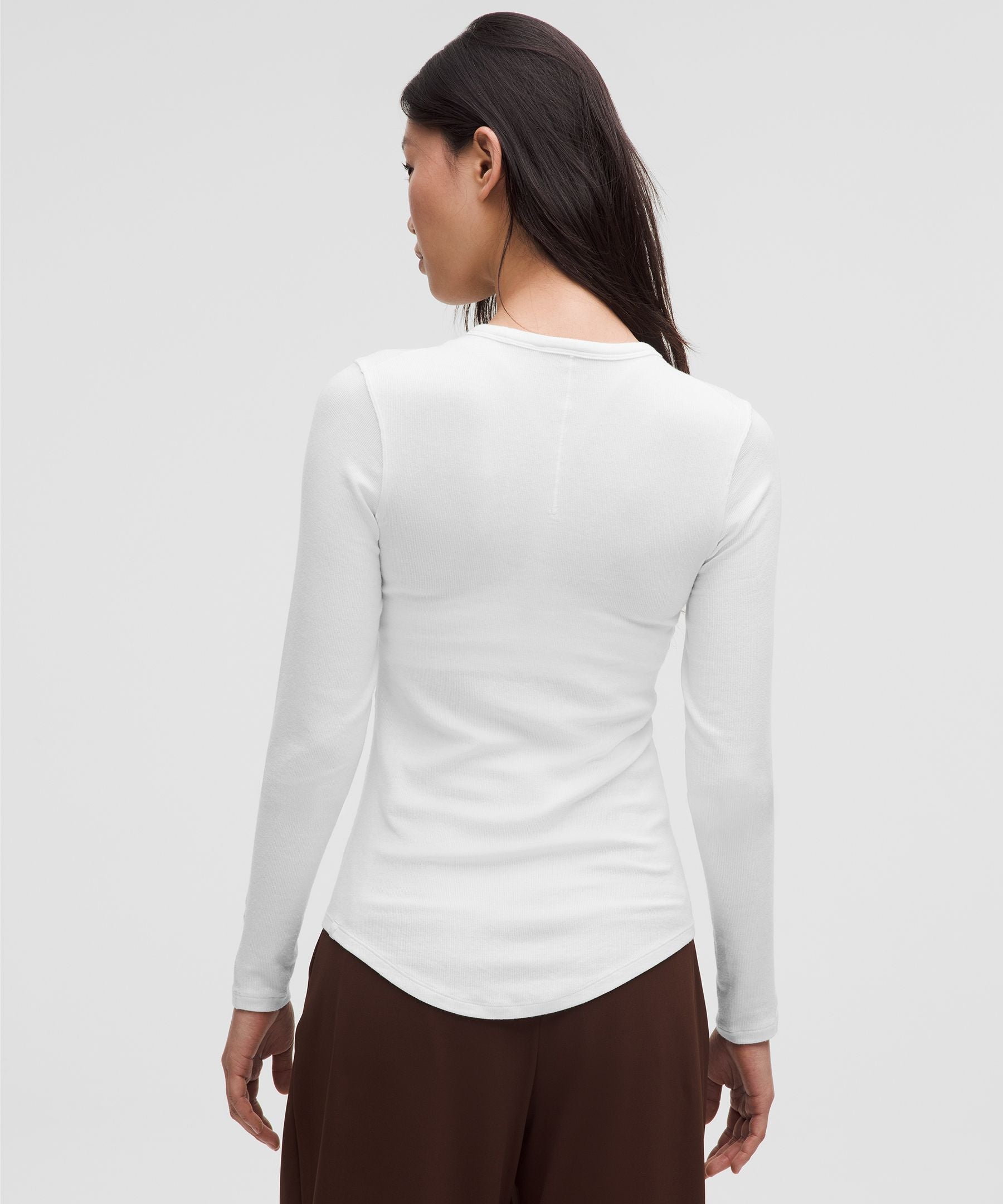 Lululemon Hold Tight Long-Sleeve Shirt White