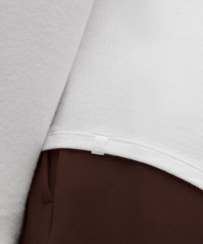 Lululemon Hold Tight Long-Sleeve Shirt White