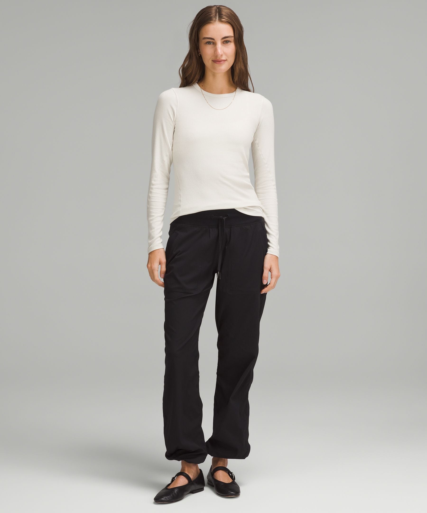 Lululemon Hold Tight Long-Sleeve Shirt Bone