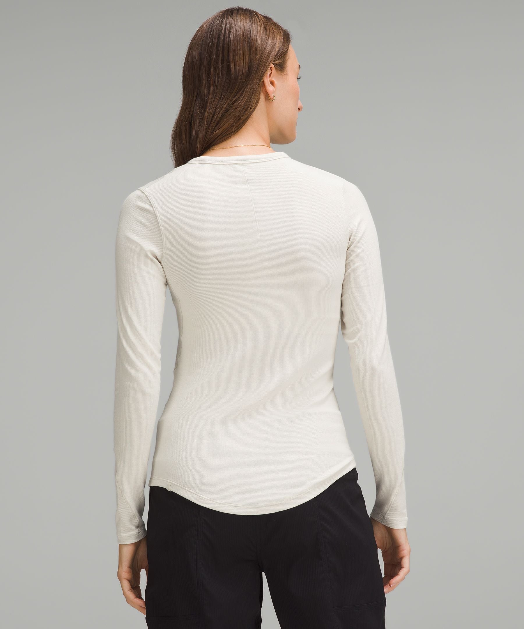 Lululemon Hold Tight Long-Sleeve Shirt Bone