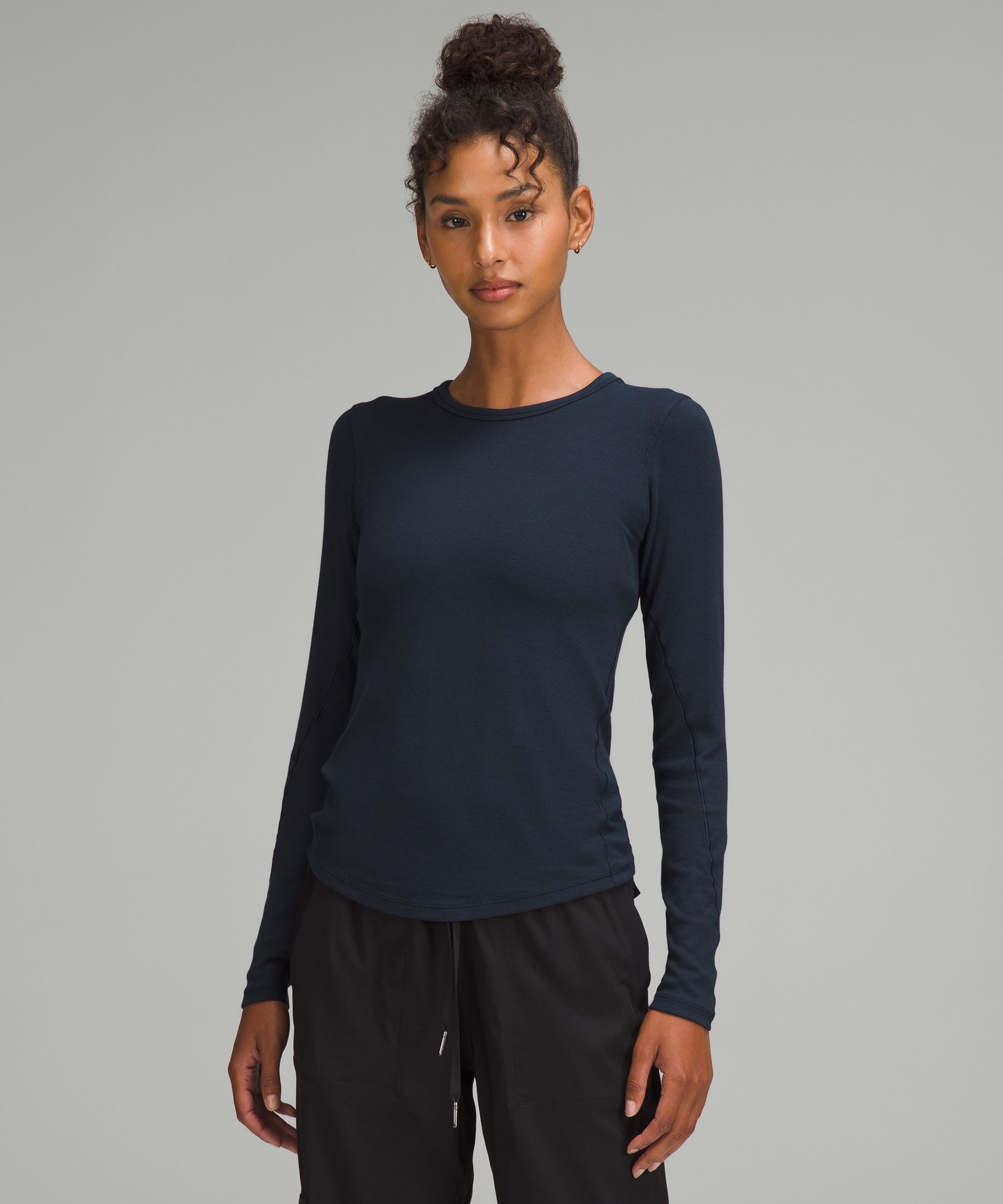 Lululemon Hold Tight Long-Sleeve Shirt True Navy