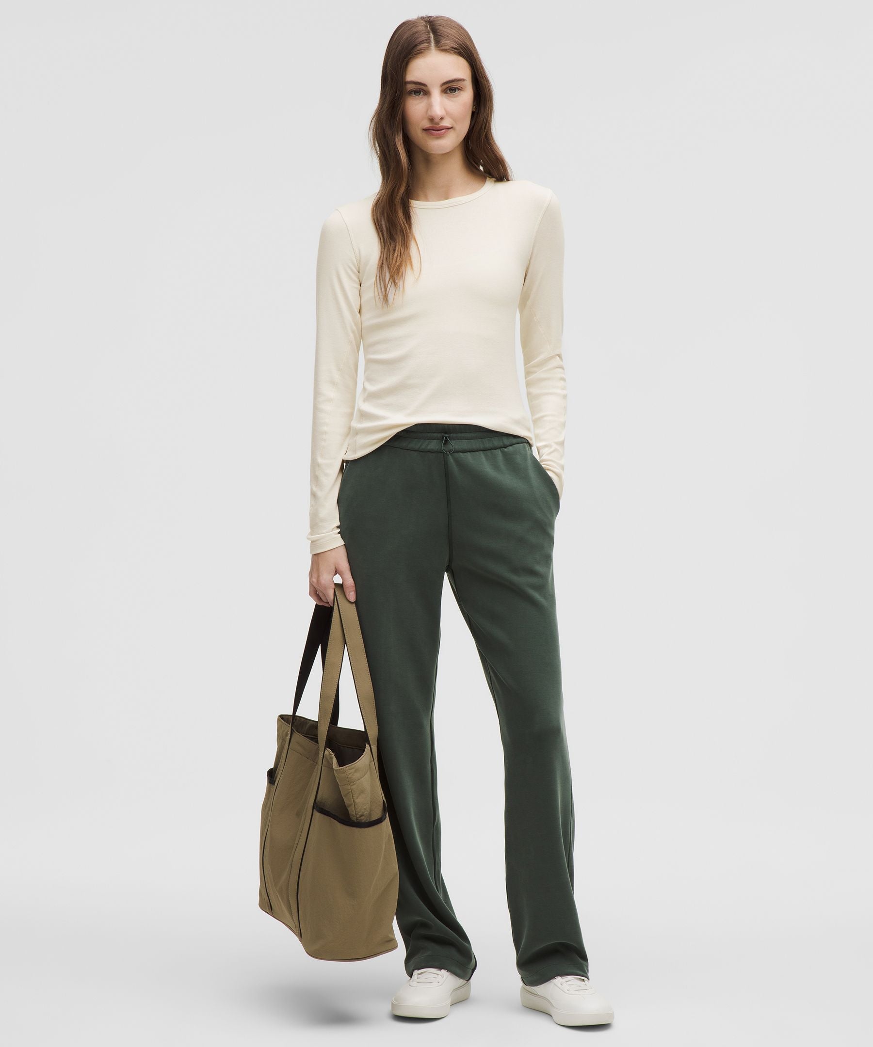 Lululemon Hold Tight Long-Sleeve Shirt Light Ivory