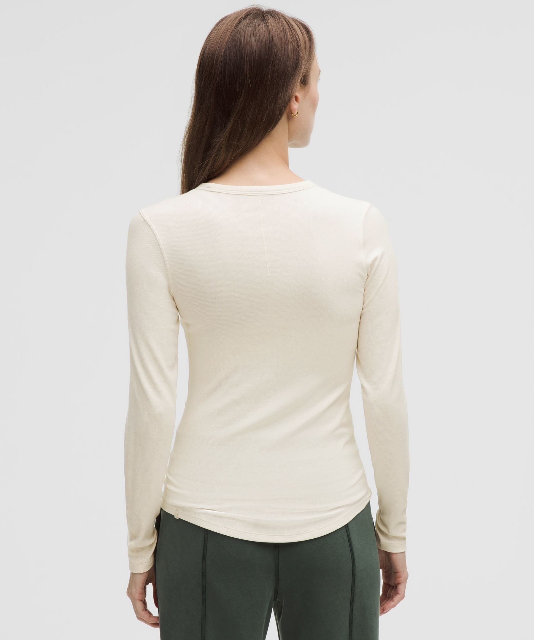 Lululemon Hold Tight Long-Sleeve Shirt Light Ivory