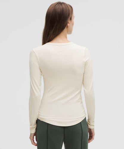 Lululemon Hold Tight Long-Sleeve Shirt Light Ivory