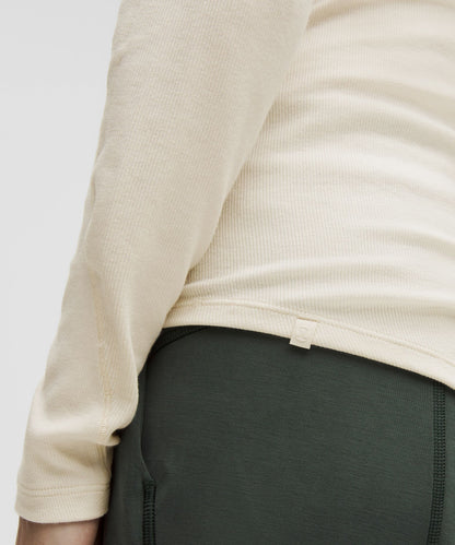 Lululemon Hold Tight Long-Sleeve Shirt Light Ivory