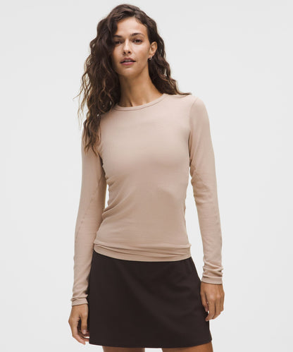 Lululemon Hold Tight Long-Sleeve Shirt Nutmeg