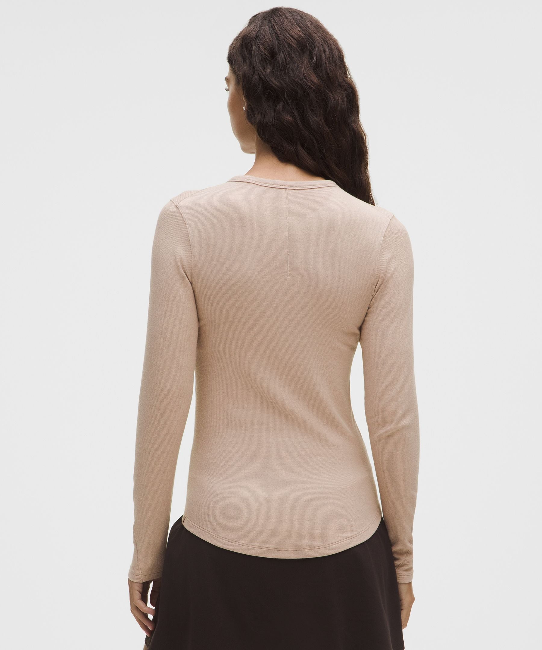Lululemon Hold Tight Long-Sleeve Shirt Nutmeg