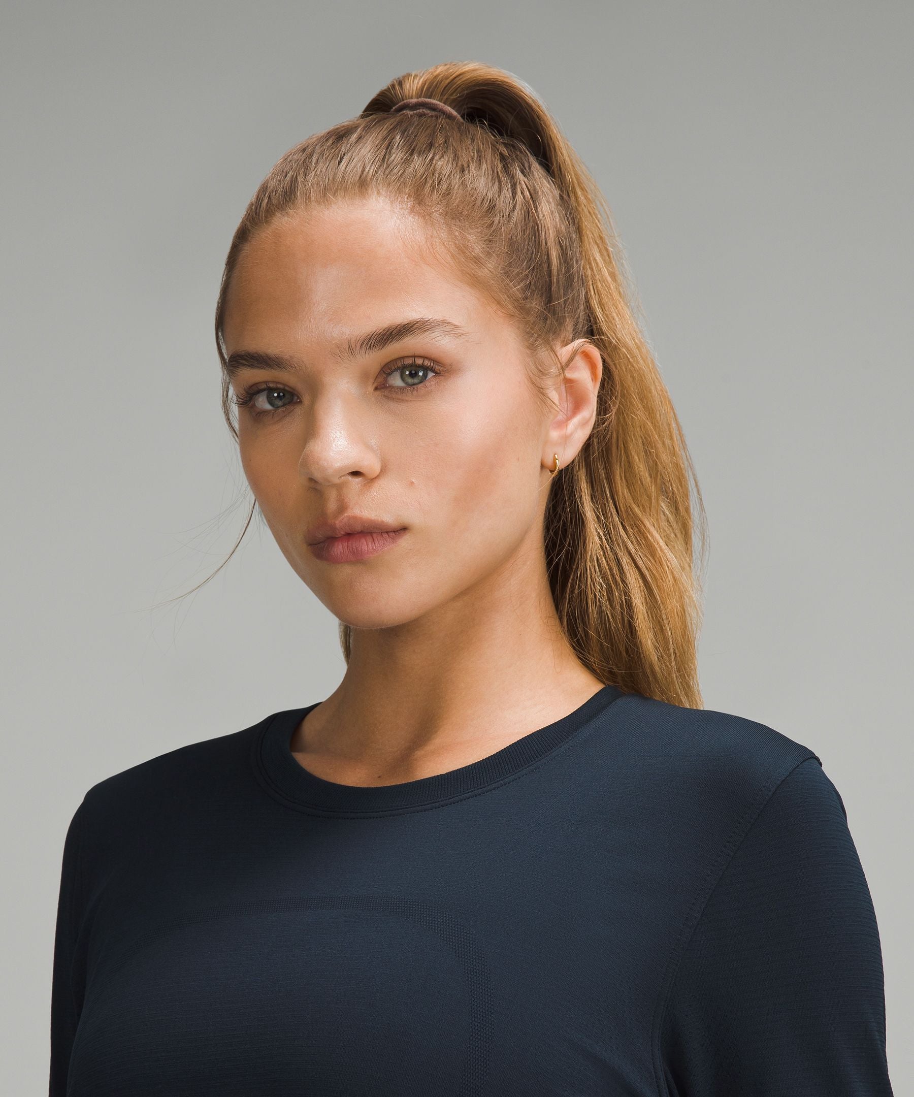 Lululemon Swiftly Relaxed Long-Sleeve Shirt *Hip Length True Navy/True Navy