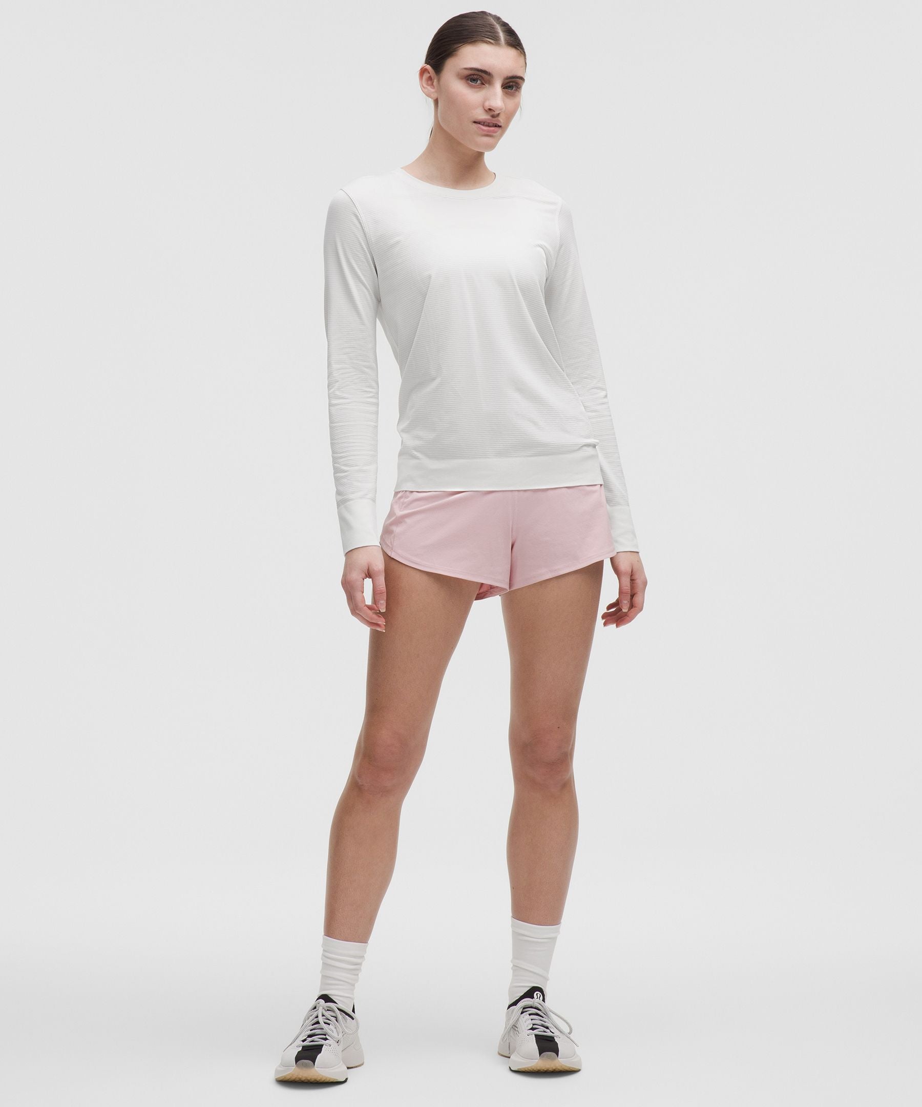 Lululemon Swiftly Relaxed Long-Sleeve Shirt *Hip Length White/White