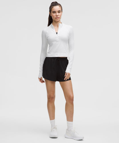 Lululemon Women's Rest Less Cropped Half Zip