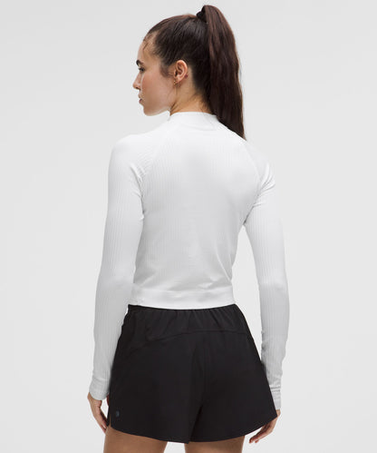 Lululemon Women's Rest Less Cropped Half Zip