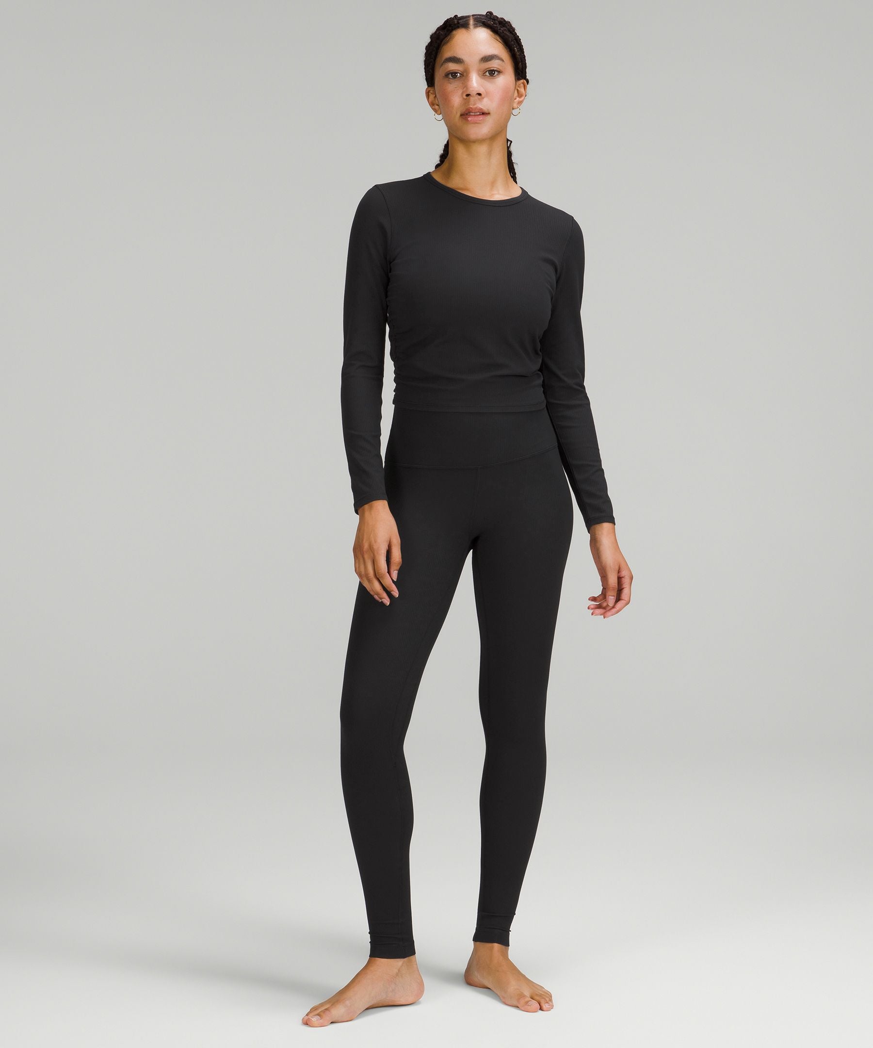 Lululemon Women's All It Takes Ribbed Nulu Long-Sleeve Shirt