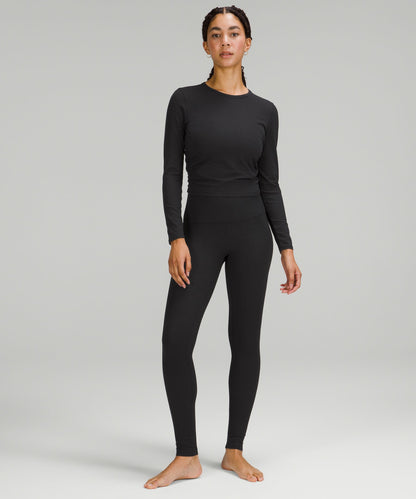 Lululemon Women's All It Takes Ribbed Nulu Long-Sleeve Shirt