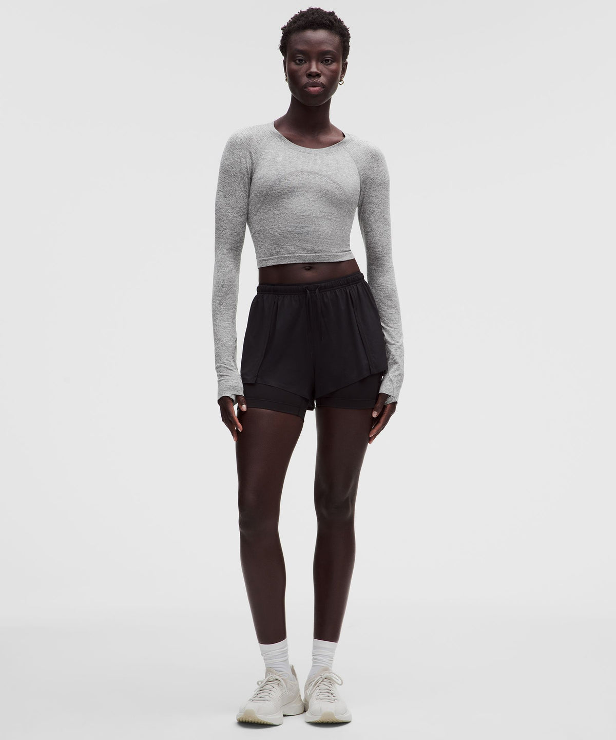 Lululemon Women's Swiftly Tech Cropped Long-Sleeve Shirt 2.0