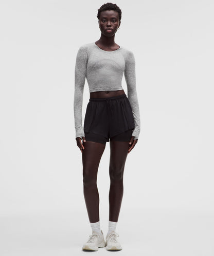 Lululemon Women's Swiftly Tech Cropped Long-Sleeve Shirt 2.0