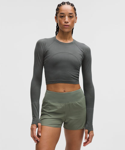 Lululemon Women's Swiftly Tech Cropped Long-Sleeve Shirt 2.0