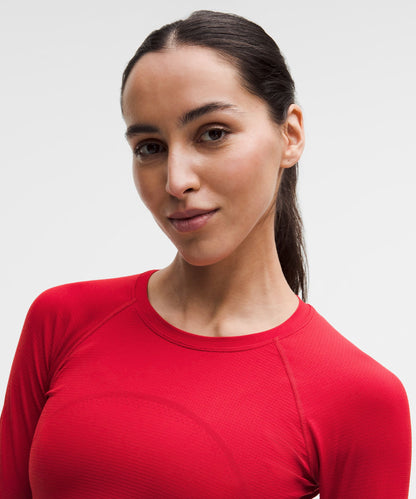 Lululemon Women's Swiftly Tech Cropped Long-Sleeve Shirt 2.0