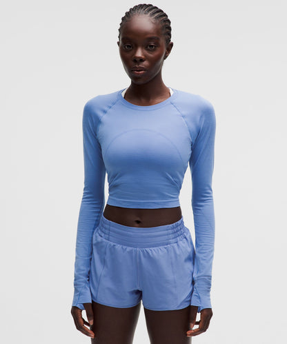Lululemon Women's Swiftly Tech Cropped Long-Sleeve Shirt 2.0