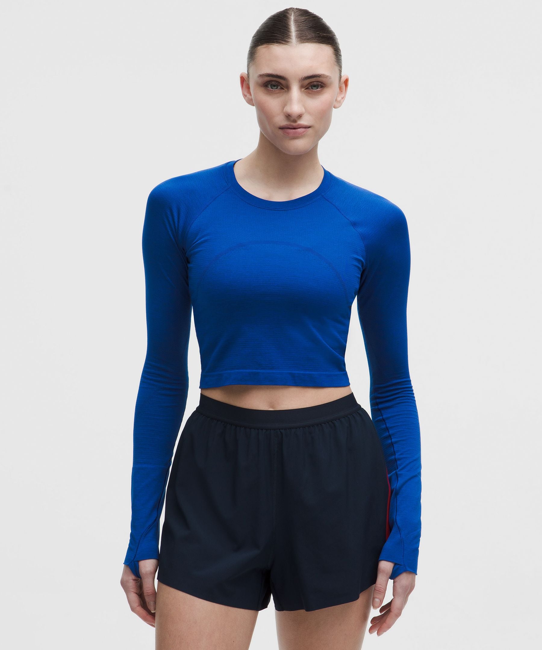 Lululemon Women's Swiftly Tech Cropped Long-Sleeve Shirt 2.0