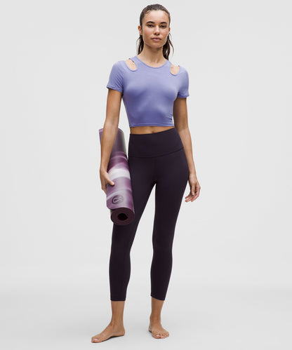 Lululemon Women's Shoulder Cut-Out Yoga T-Shirt