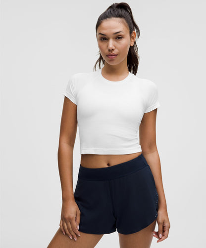 Lululemon Women's Swiftly Tech Cropped Short-Sleeve Shirt 2.0